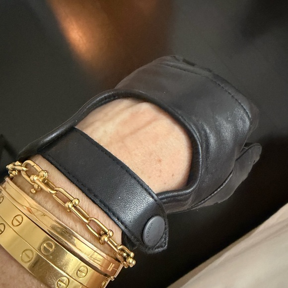 rag & bone Accessories - Rag & Bone Black Leather Gloves